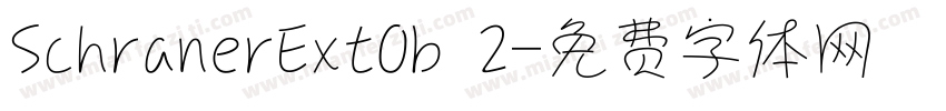 SchranerExtOb 2字体转换
